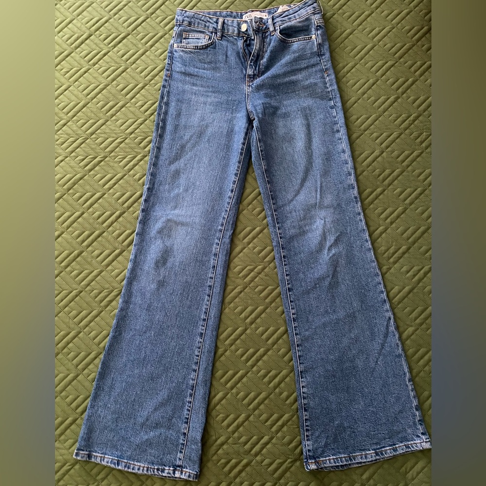 Zara High waisted flare jeans
